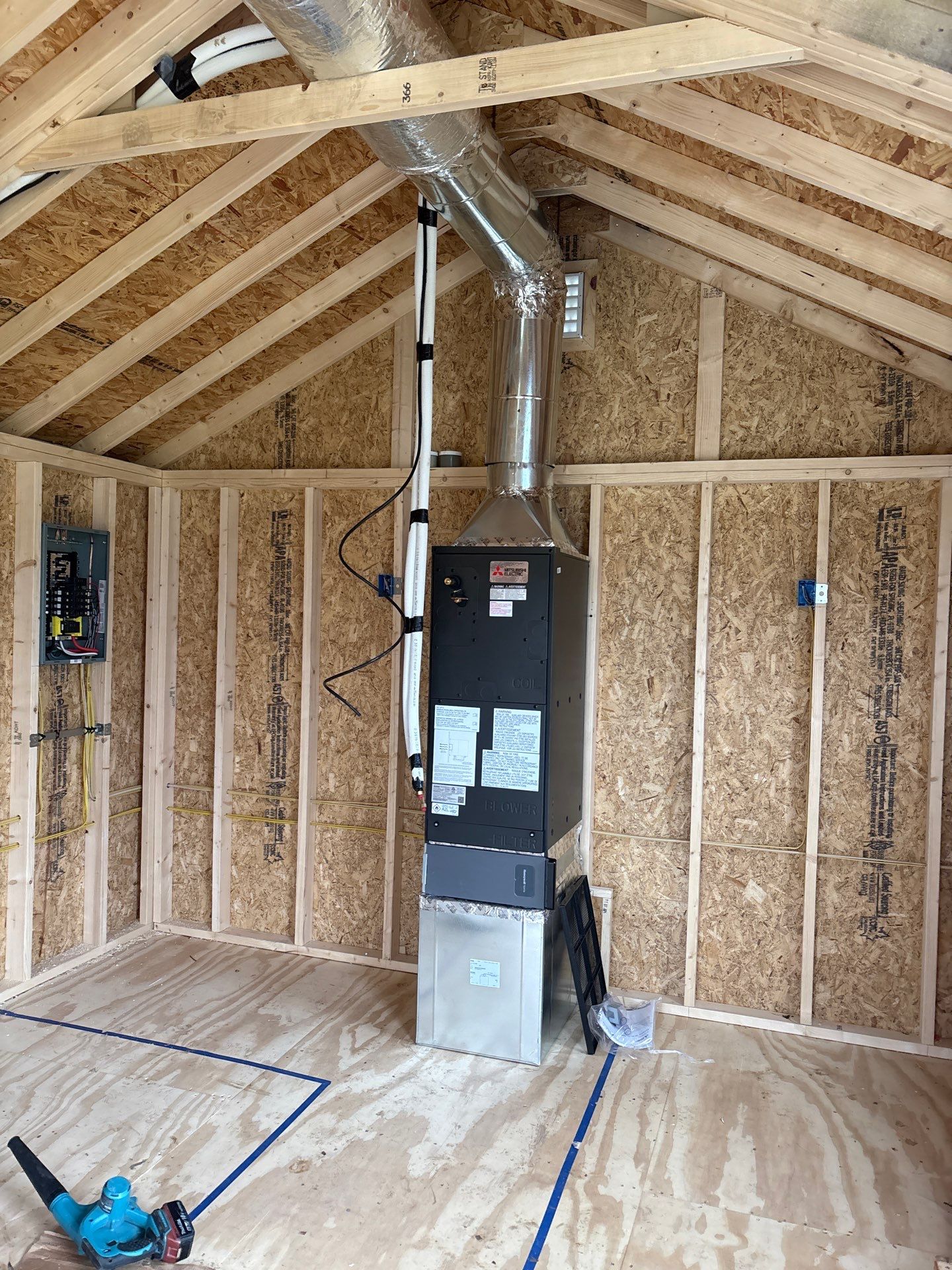Mitsubishi Install in Middletown by Elemental Heating and air conditioning LLC