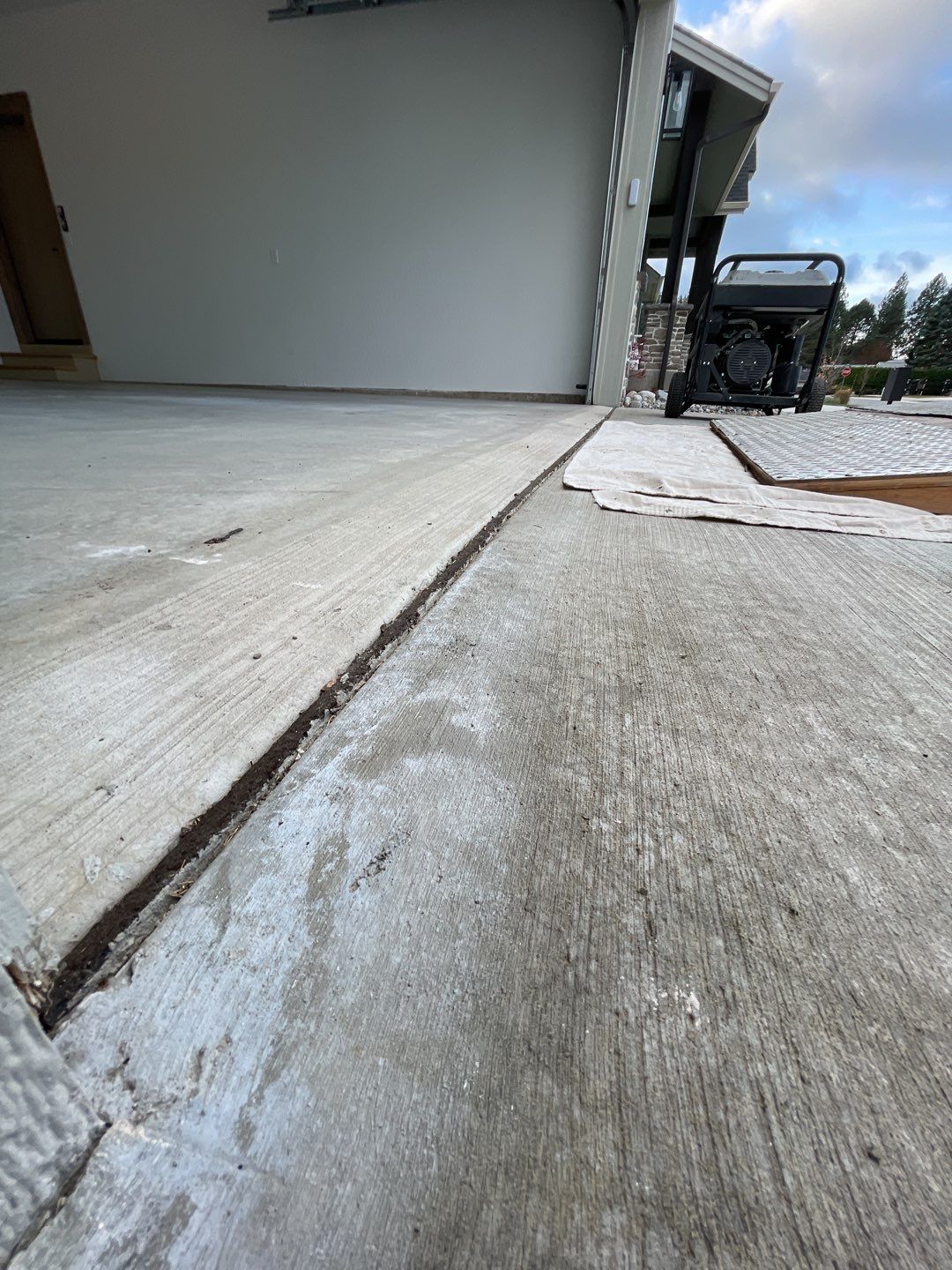 Garage Transformation using Pebble Beach by Croc Coatings, LLC