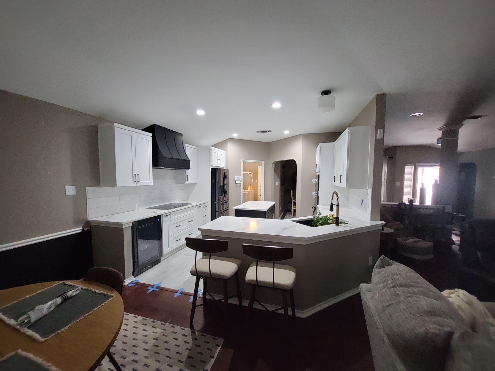 Northwest San Antonio Kitchen Remodel | Bright White Cabinets & Open Layout by Legacy Bath and Kitchen 