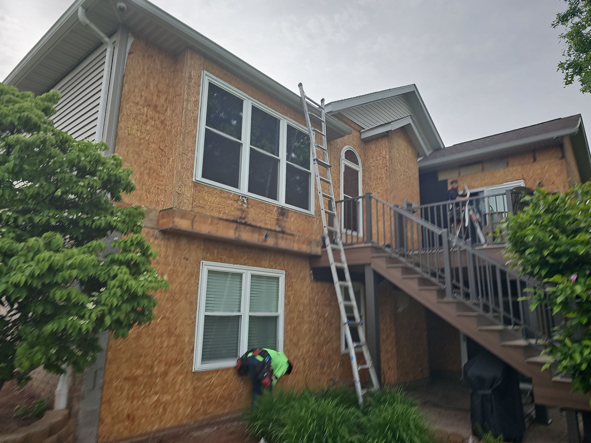 Louisville Ohio Siding and Decking Installation by Pine Ridge Roofing LLC