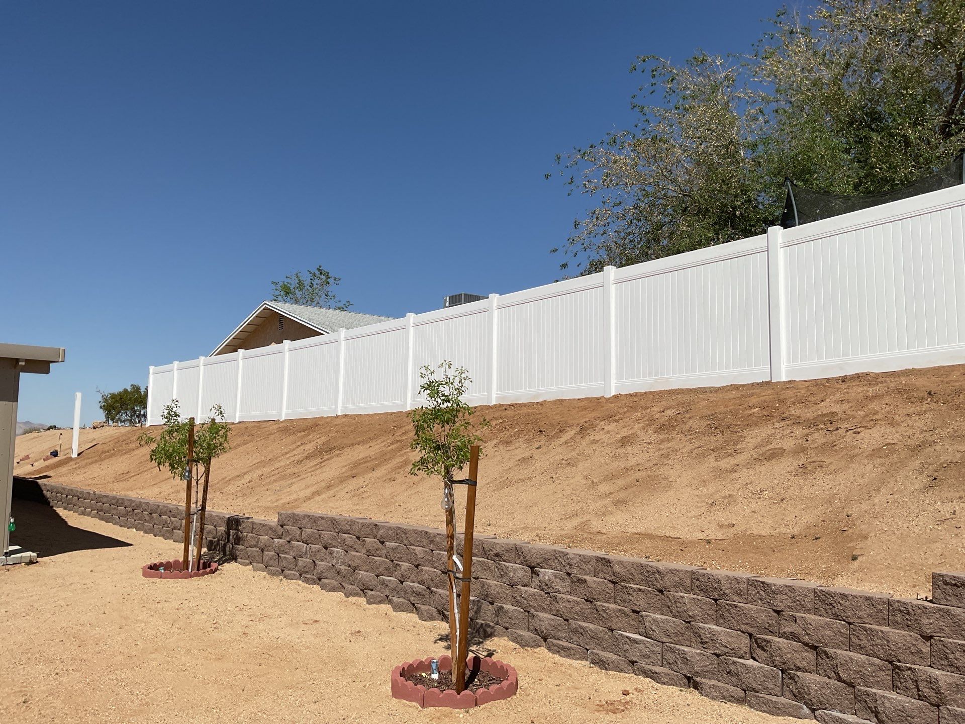 Fence Installation using Vinyl by Fence Guys Inc. 