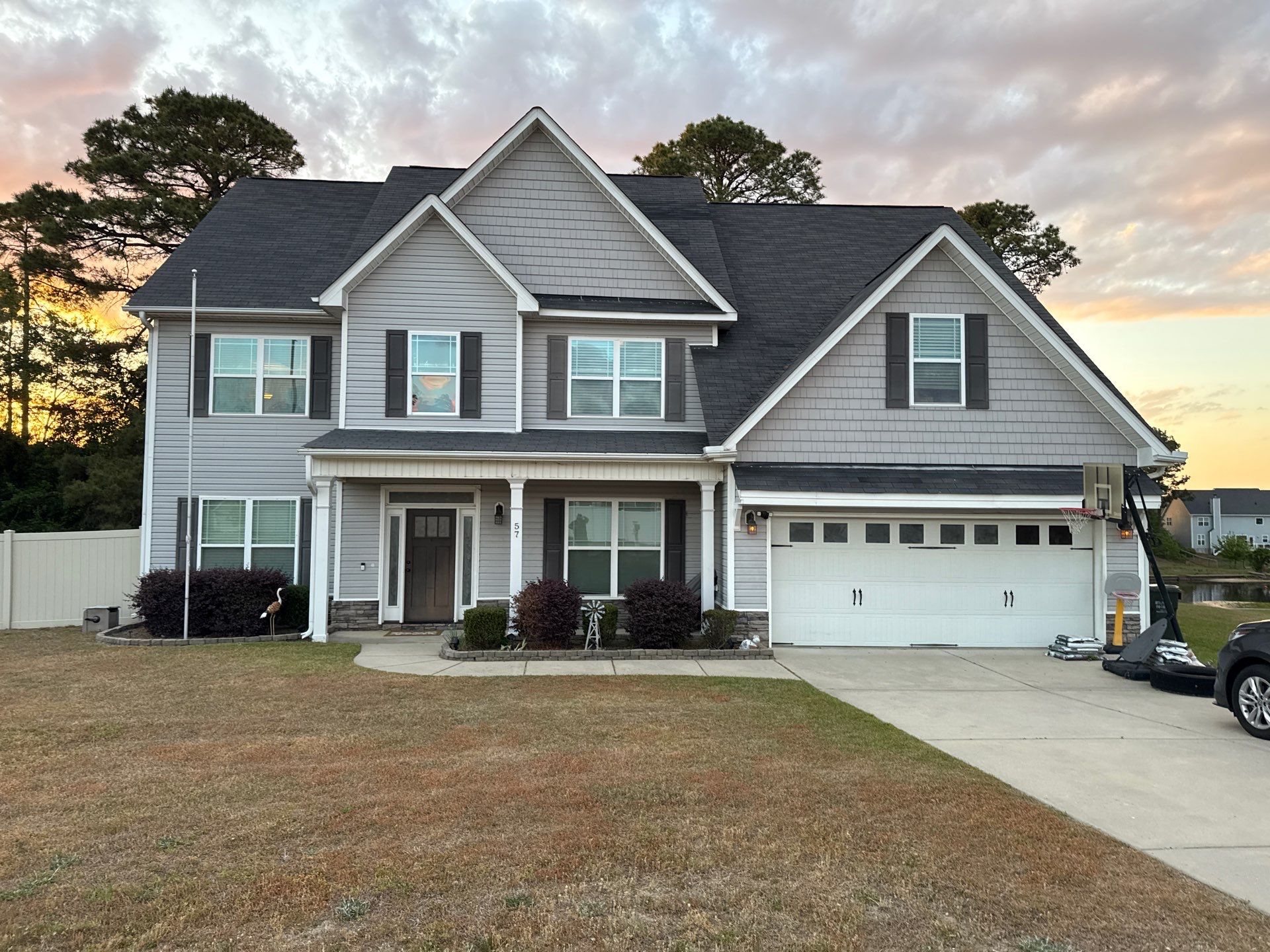 Asphalt Shingle Roof Replacement on Multi-Gabled Sanford Home by Prepare The Way Roofing