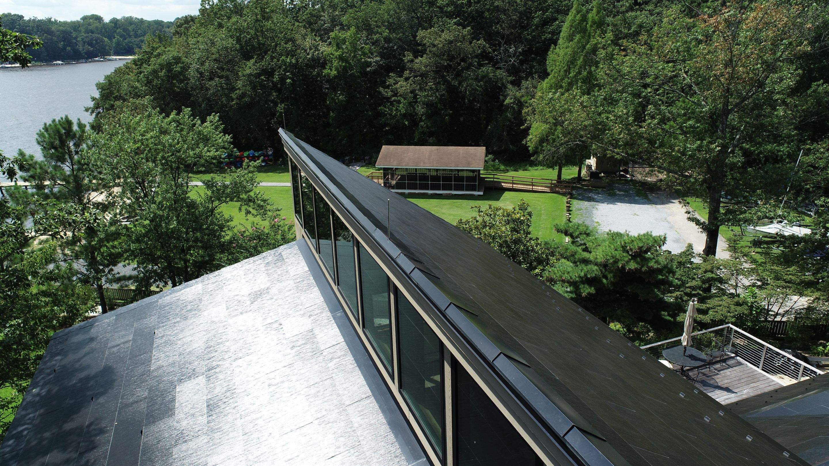 Tesla Solar Roof install Severn River by American Home Contractors