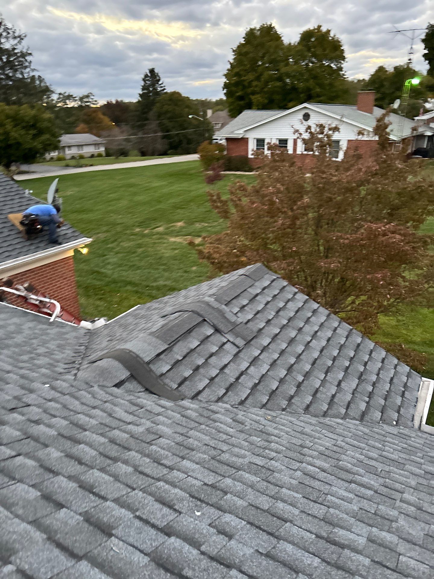 Residential Roofing Installation using Timberline UHDZ Shingles - Pewter Gray by RoofX 