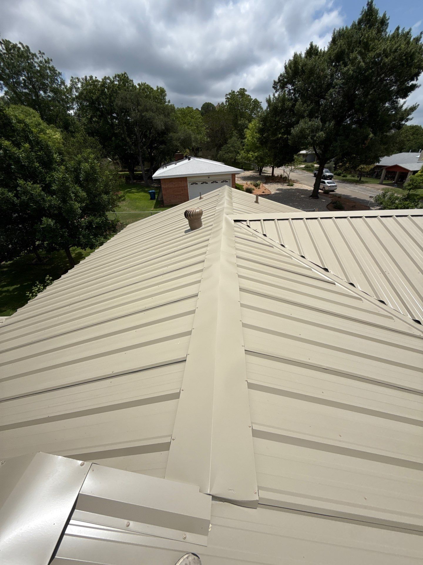 Residential Metal Roof Replacement and Custom Fascia Repair in Kerrville by Rich the Roofer LLC