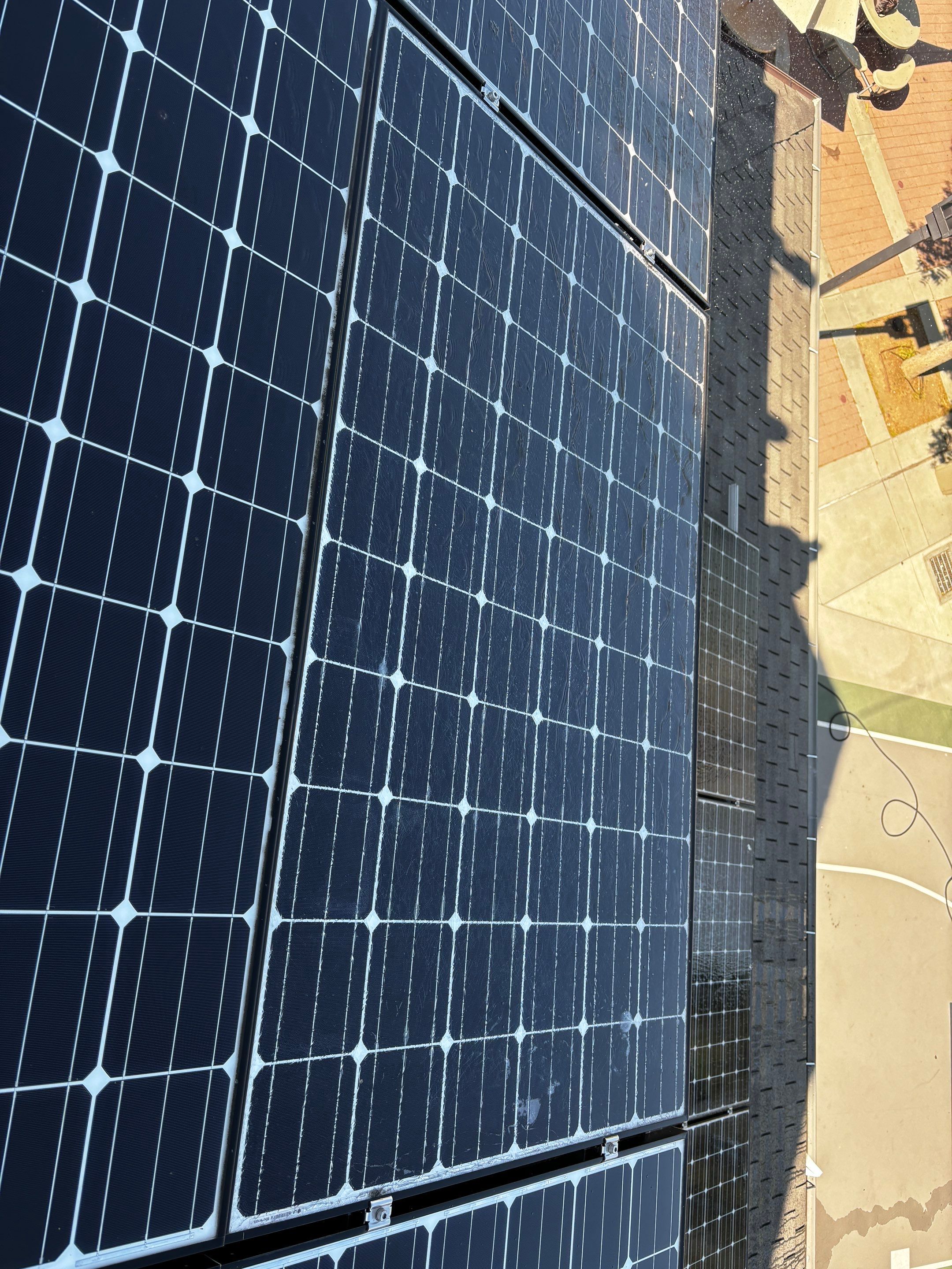 Commercial Solar Panel Cleaning for Chandler School in Pasadena Ca by Palm Coast Solar Cleaning