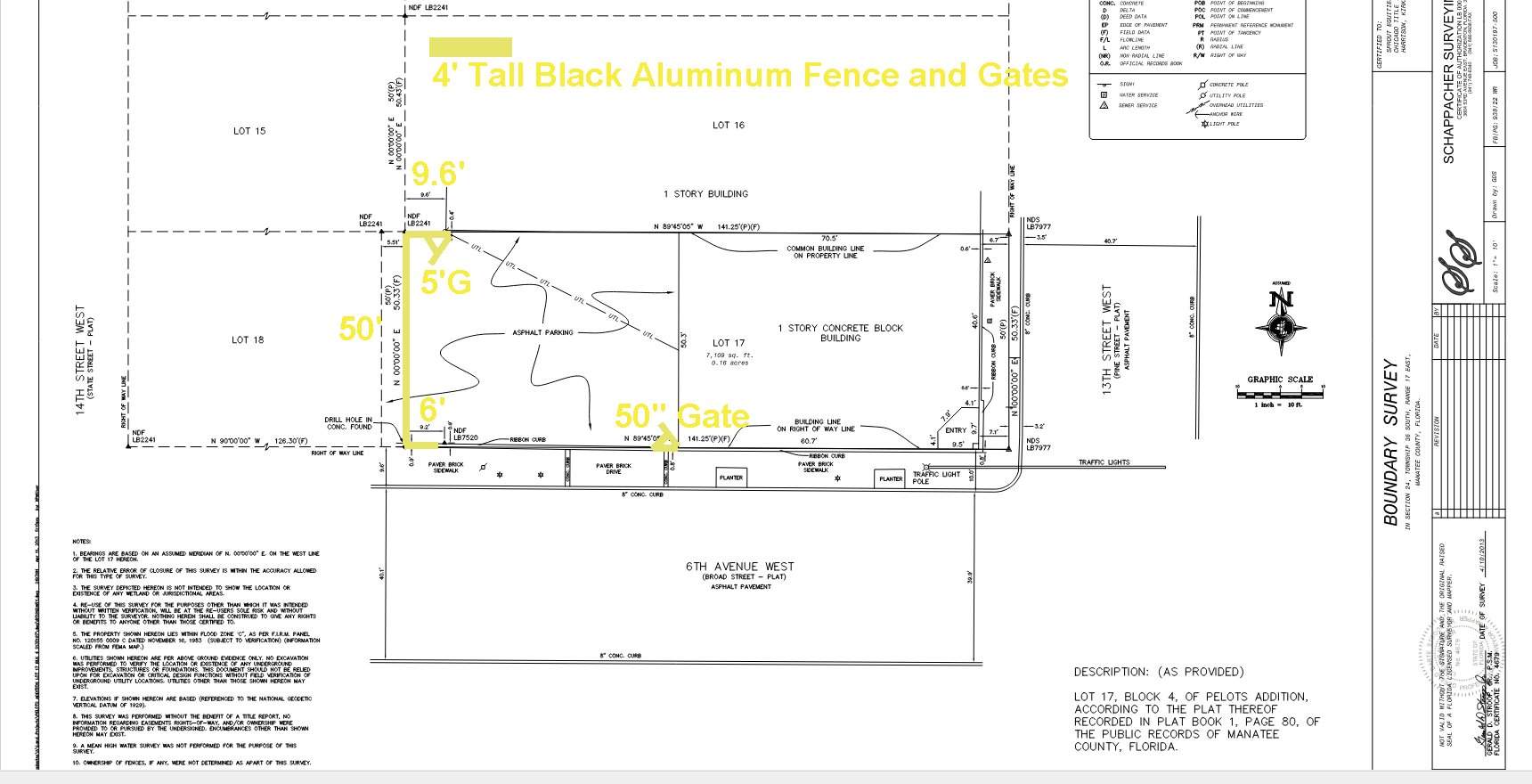 Bradenton, FL 4ft. Tall 3-Rail Aluminum  by Asap fence and gates, LLC