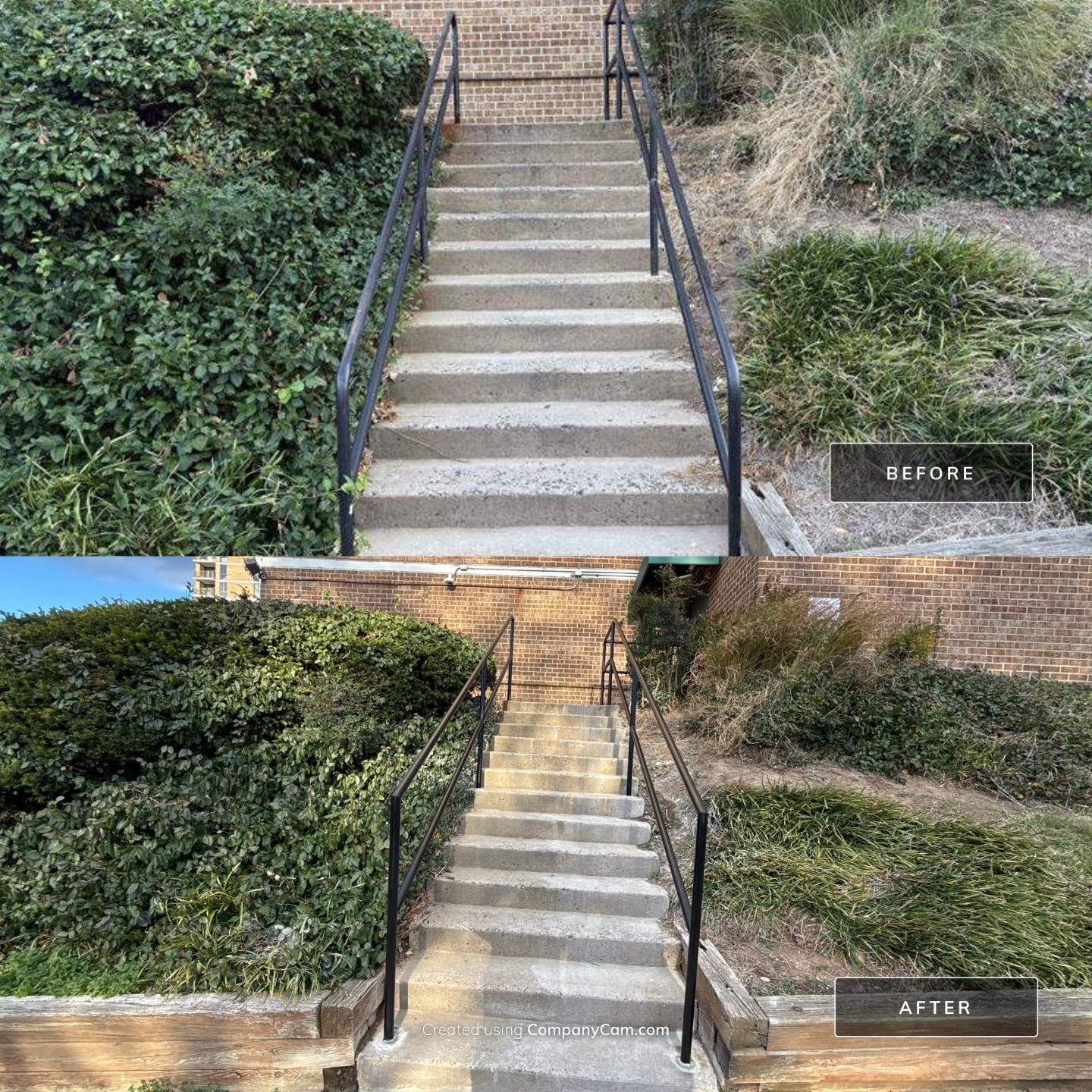 Commercial Entrance Pipe Railing Replacement – Falls Church, VA by Capitol Iron Works
