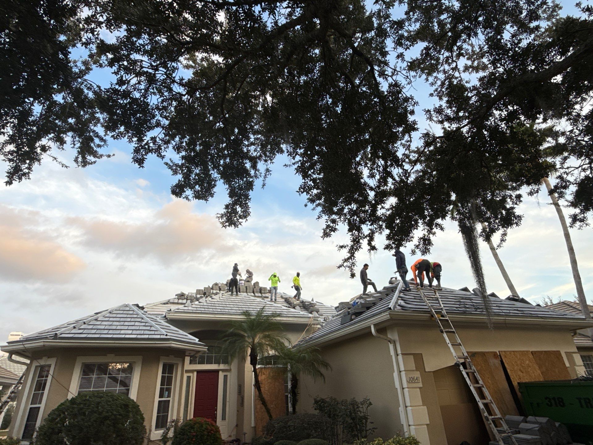 Complete Tile Roof Replacement and Structural Decking Repair in Orlando by Fortified Roofing Solutions Corp.