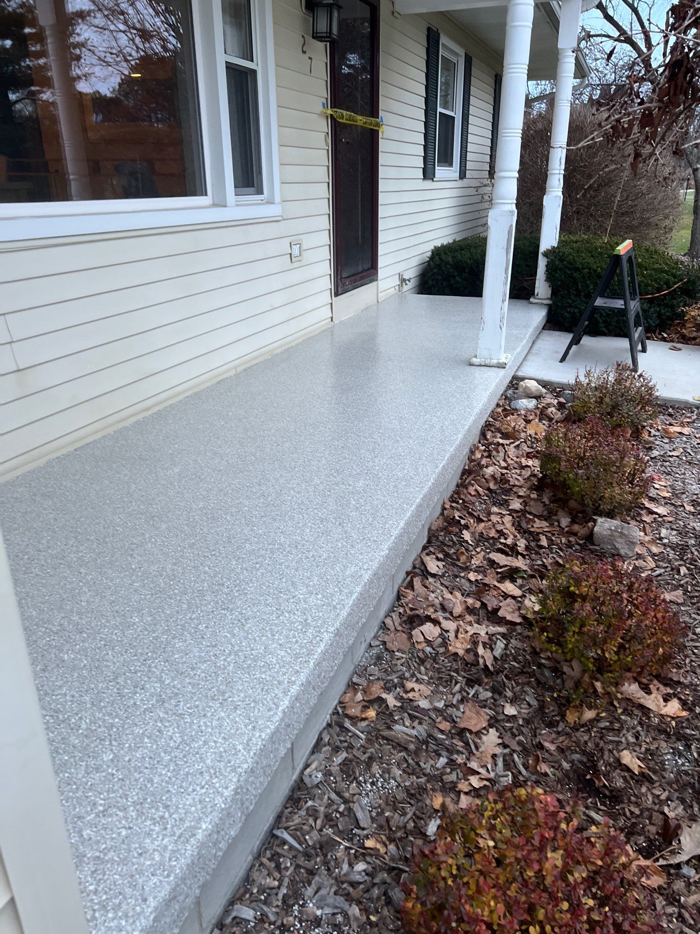 Front Porch by Freedom Concrete Coatings. 
