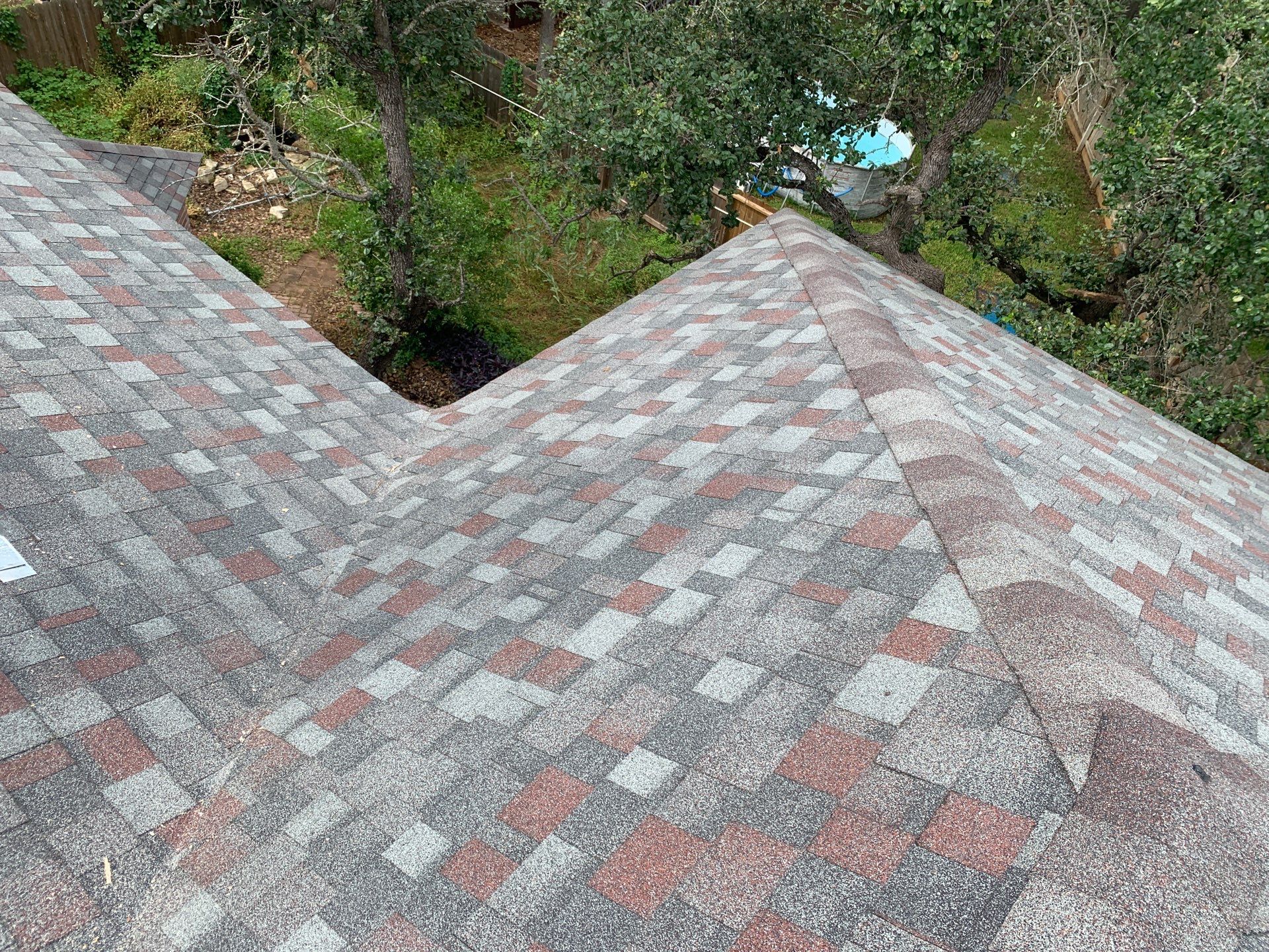 Full Architectural Shingle Roof Replacement and Decking Repair in Cedar Park by Caliber Restoration LLC