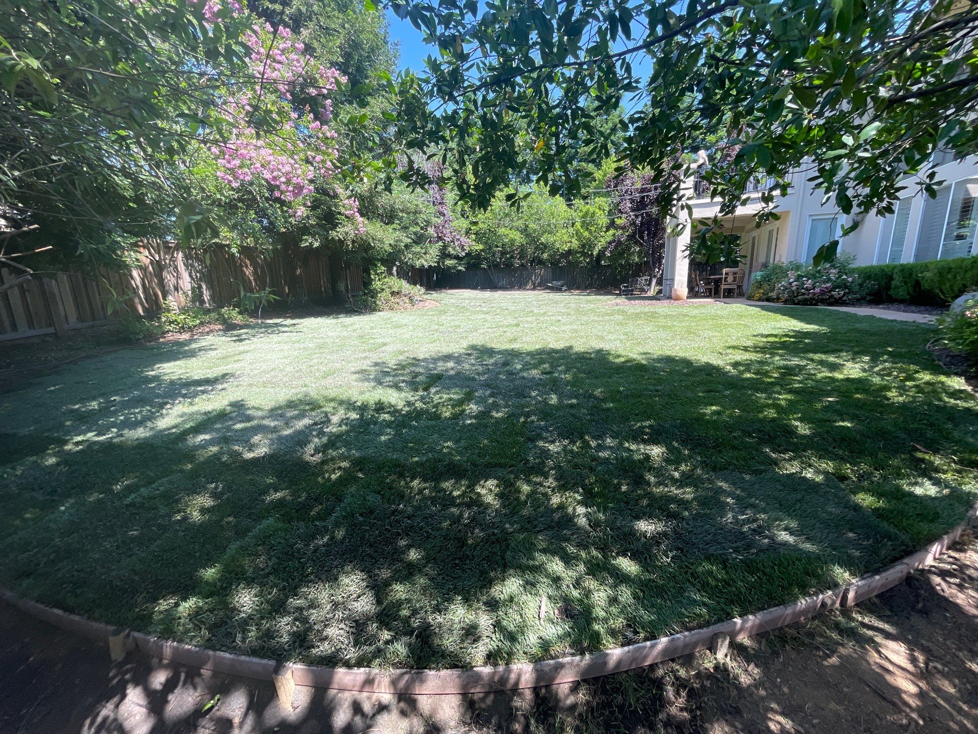 Project in Roseville by A - G Sod Farms
