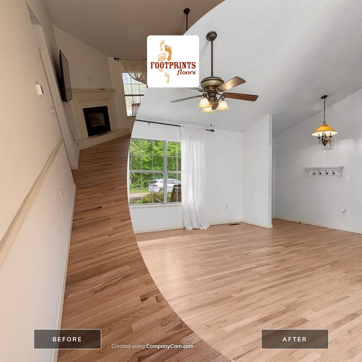 Refinish Project in Morristown, TN by Footprints Floors Knoxville