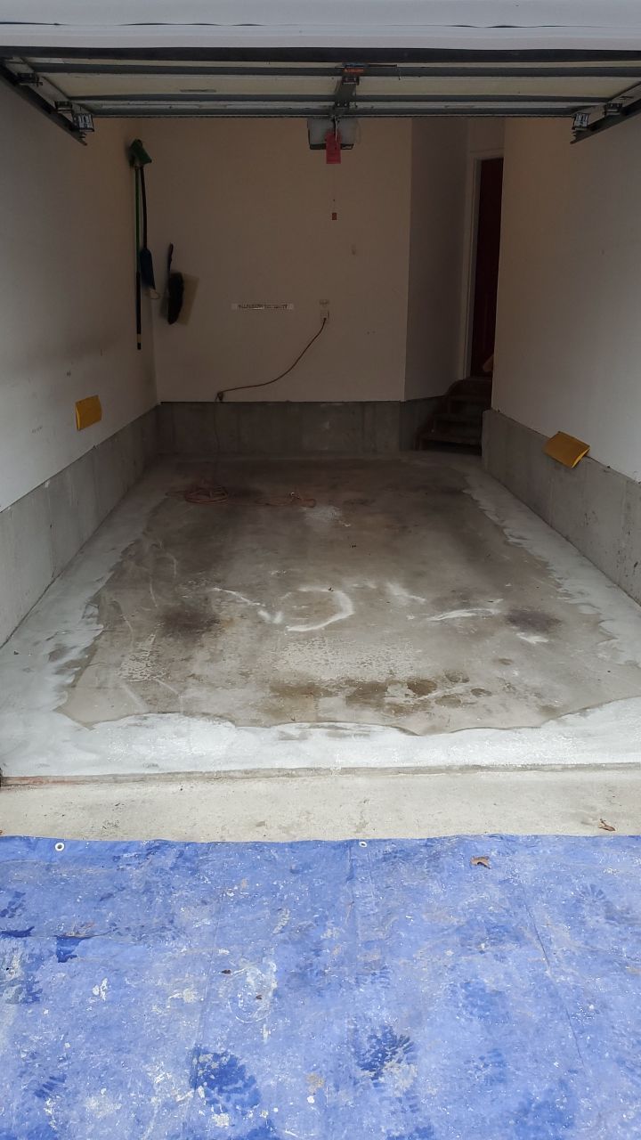 Garage Floor Coating using Penntek  by Spectrum Painting, LLC