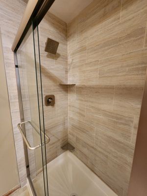 Tile Shower Remodel in Bartlett