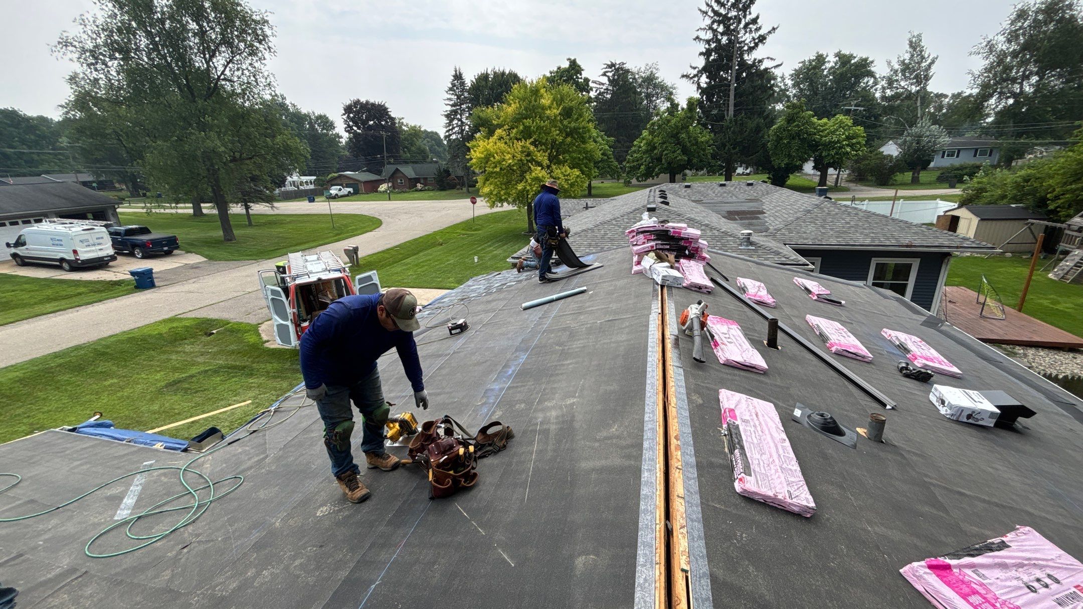 Roof Replacement using Owens Corning Slatestone Gray by 180 Contractors