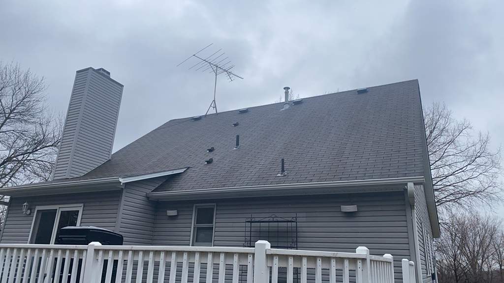 Residential Roofing Installation using Certainteed Landmark Moire Black by MODERN EXTERIOR SYSTEMS