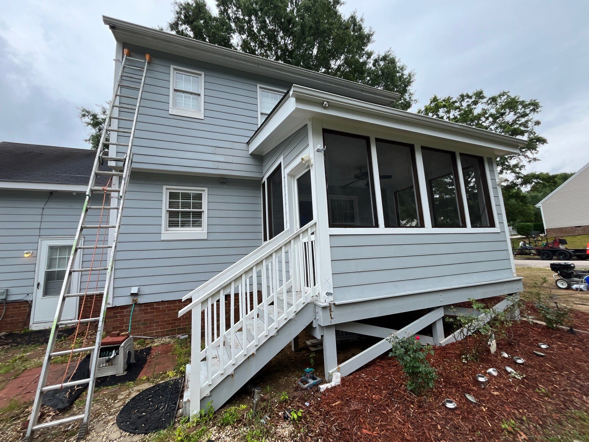 Exterior Painting and Carpentry Repairs by GonzalezPainters & Contractors Inc 