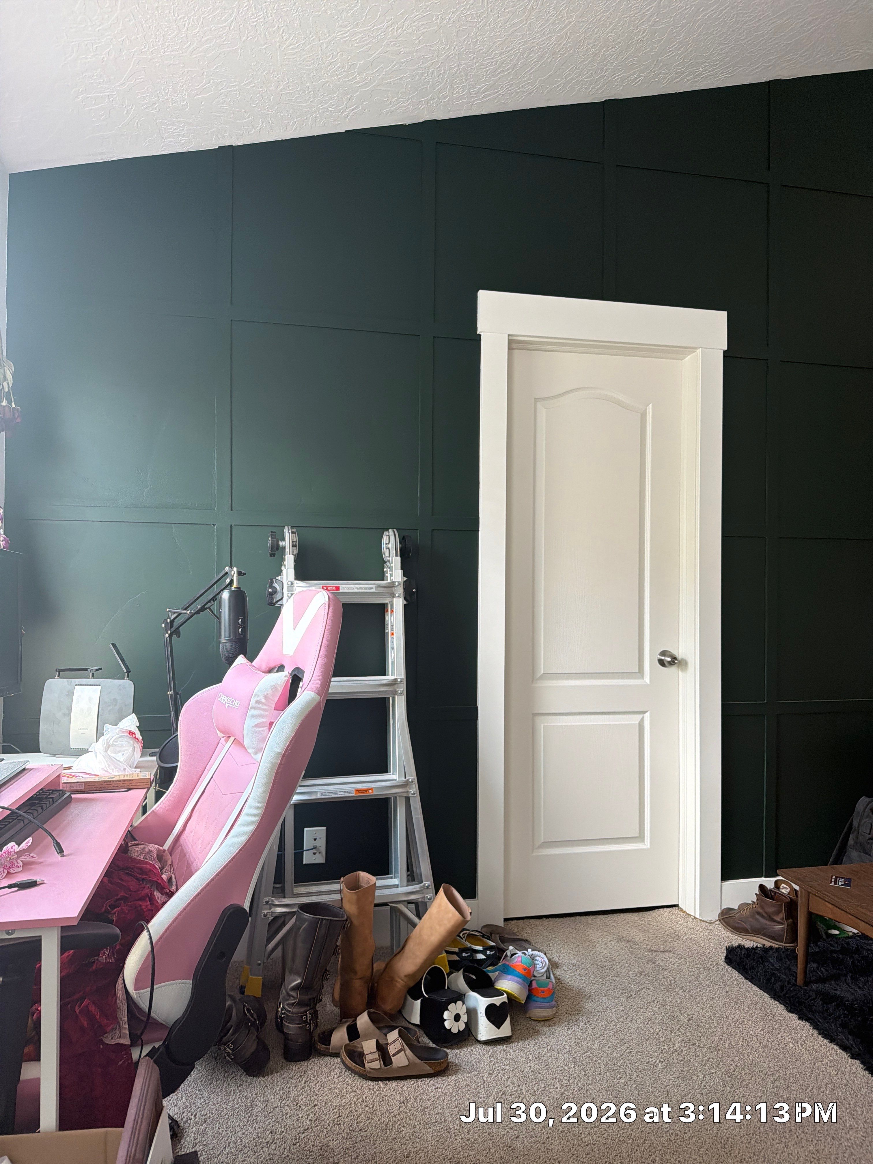 Custom Grid Trim Accent Wall and Interior Painting in South Salt Lake by CompanyCam Sales Demo