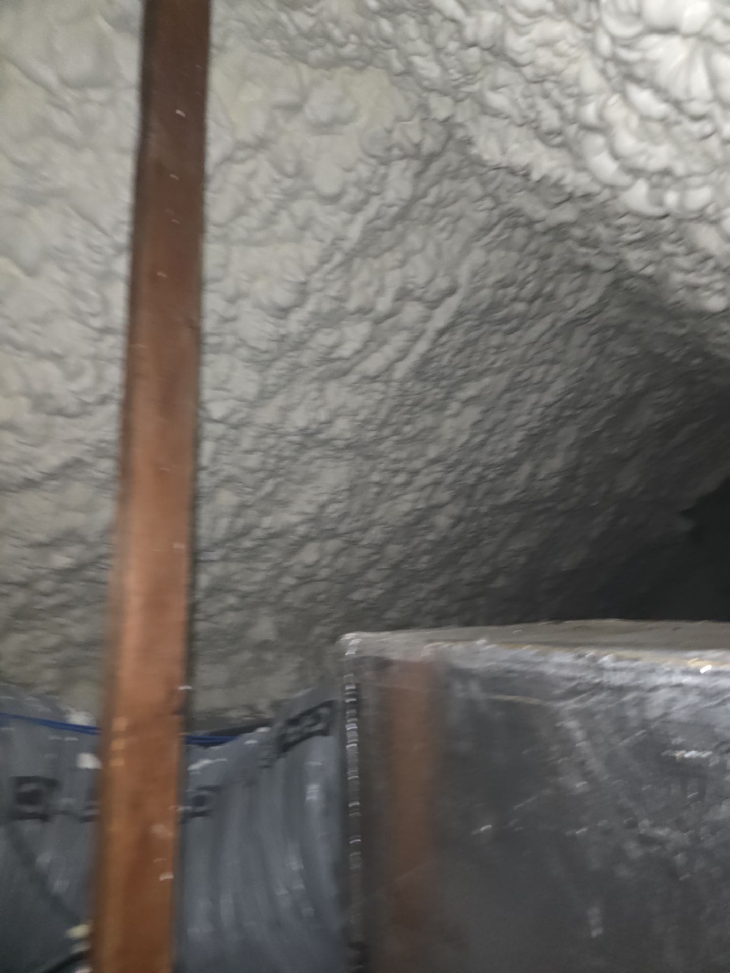 Attic Insulation using open cell spray foam by NYS Foam & Energy