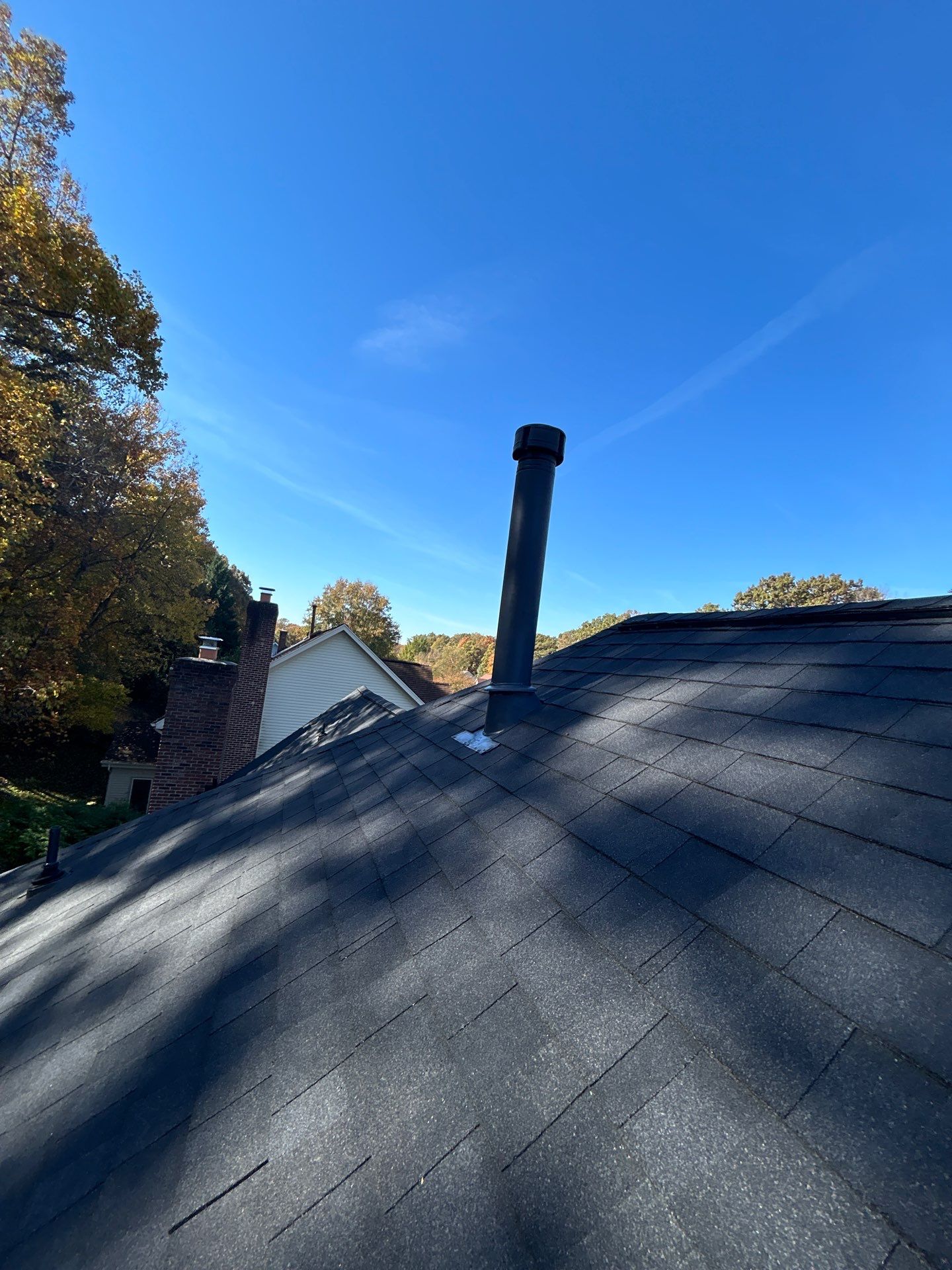 Burke: Residential Roof Replacement with CertainTeed Landmark Pro Designer Shingles in Max Def Charcoal Black by RM Banning, Inc.
