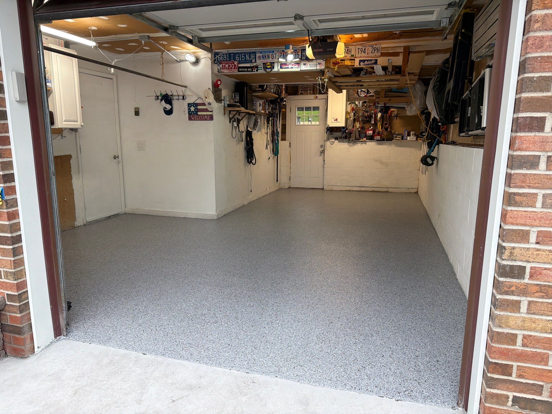 Vintage Silverado Garage Coating by NG Masonry & Construction LLC