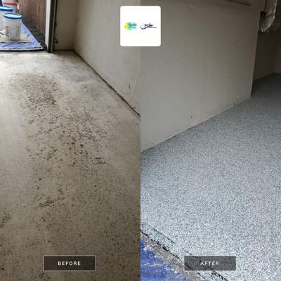 Slatestone Garage Floor