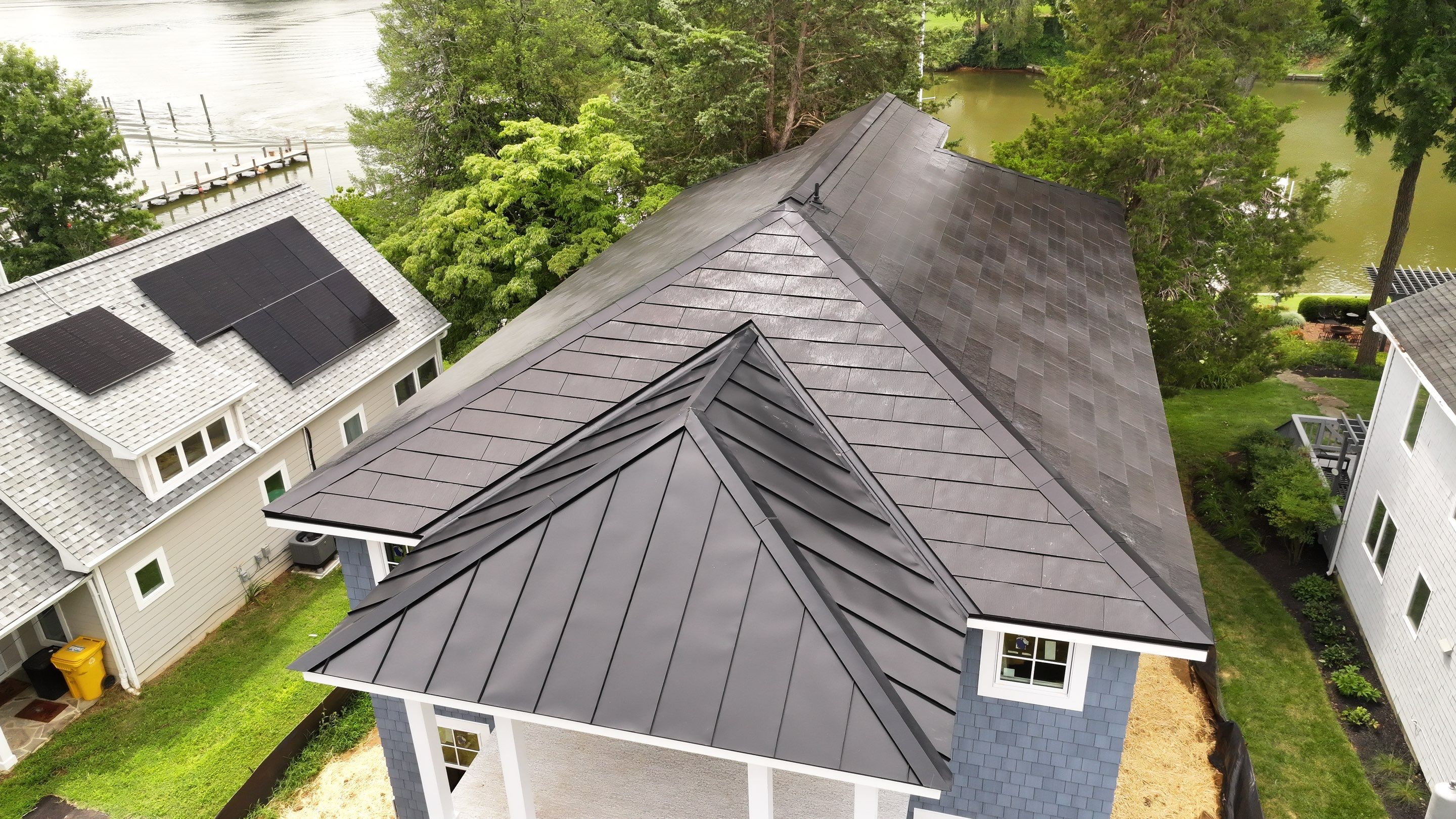 Tesla Solar Roof & Powerwall in Annapolis MD by American Home Contractors