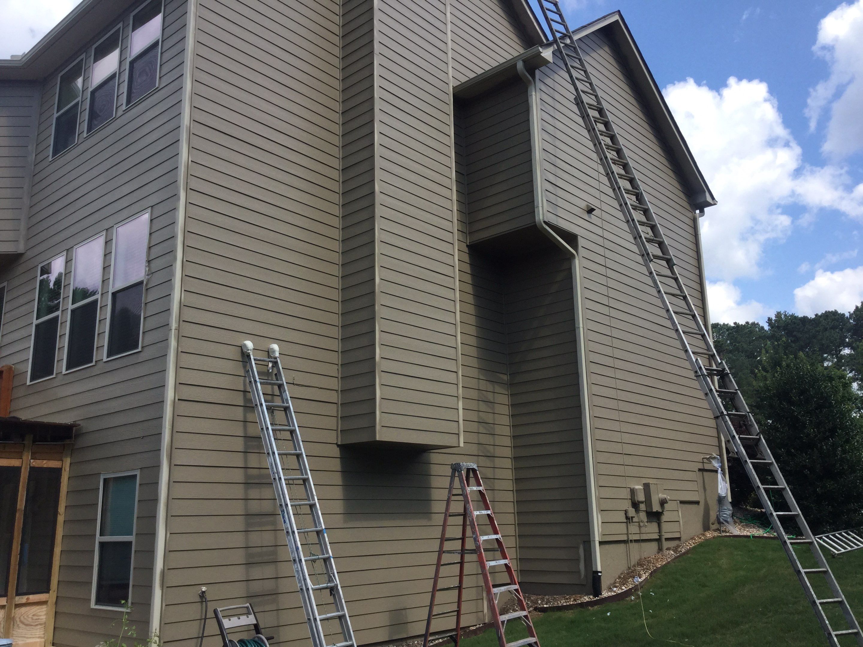 Full Exterior Siding and Trim Painting in Powder Springs by Swift Home Renovations