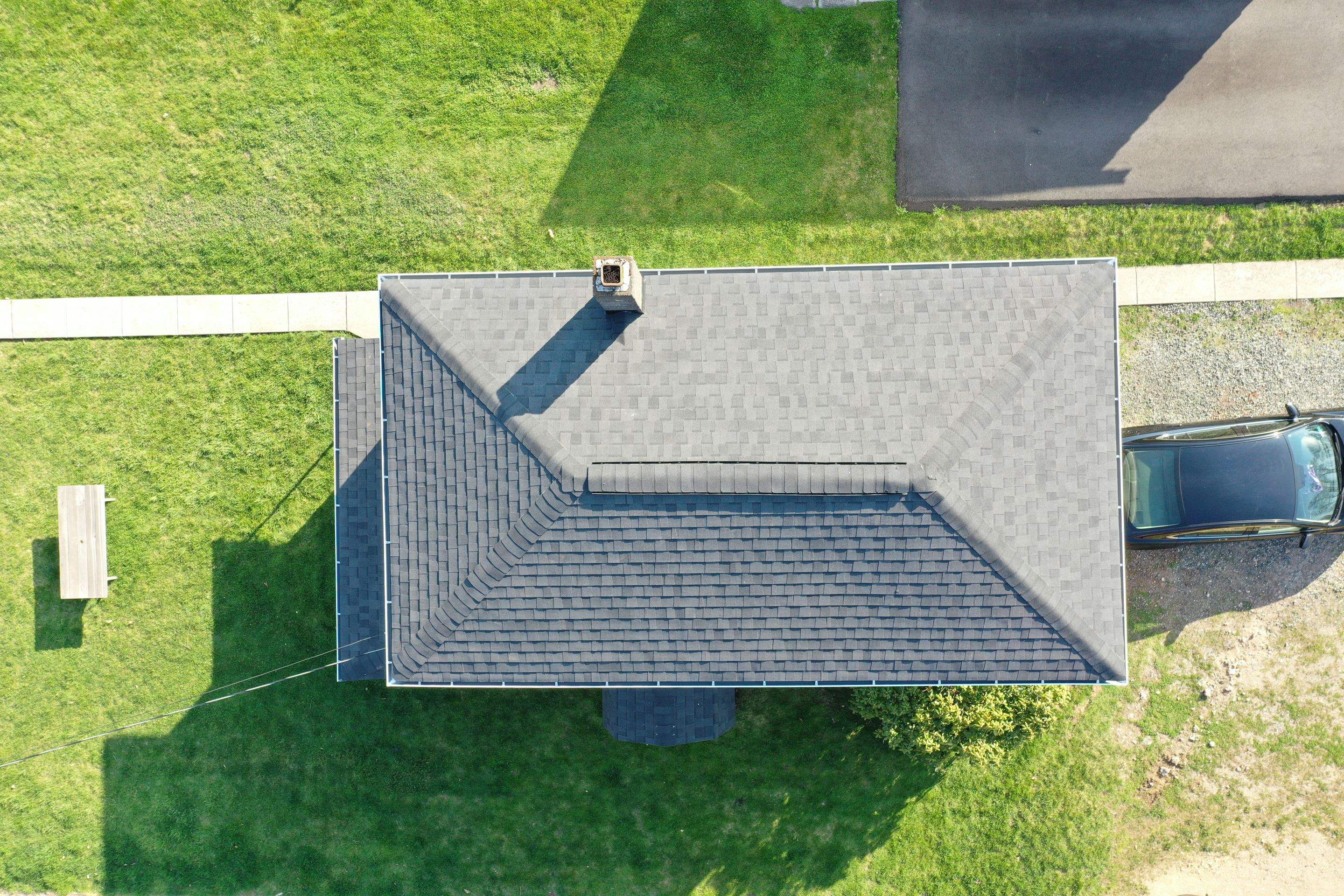 Roofing Installation using CertainTeed Landmark - Moire Black by Storm Guard of Ches-Mont PA