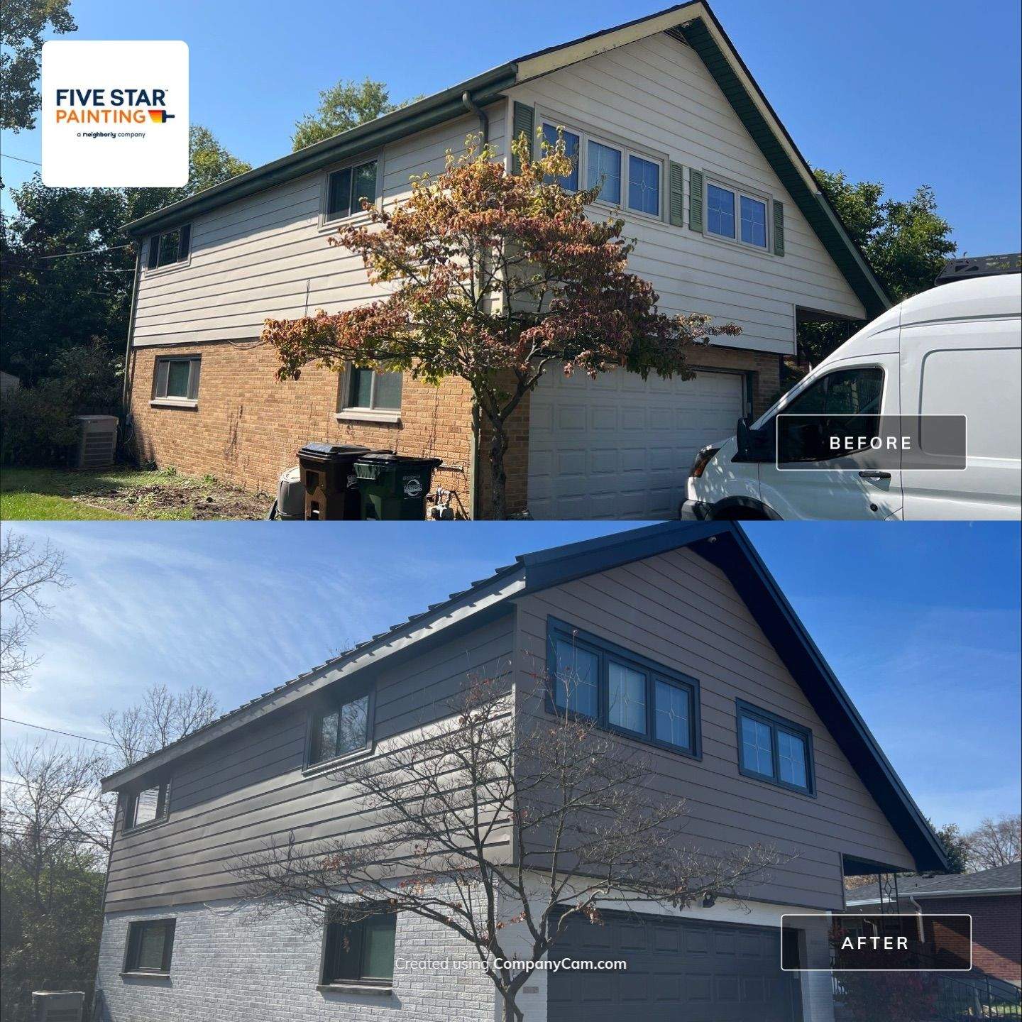 Big projects in Kettering - exterior by Five Star Painting of Batavia