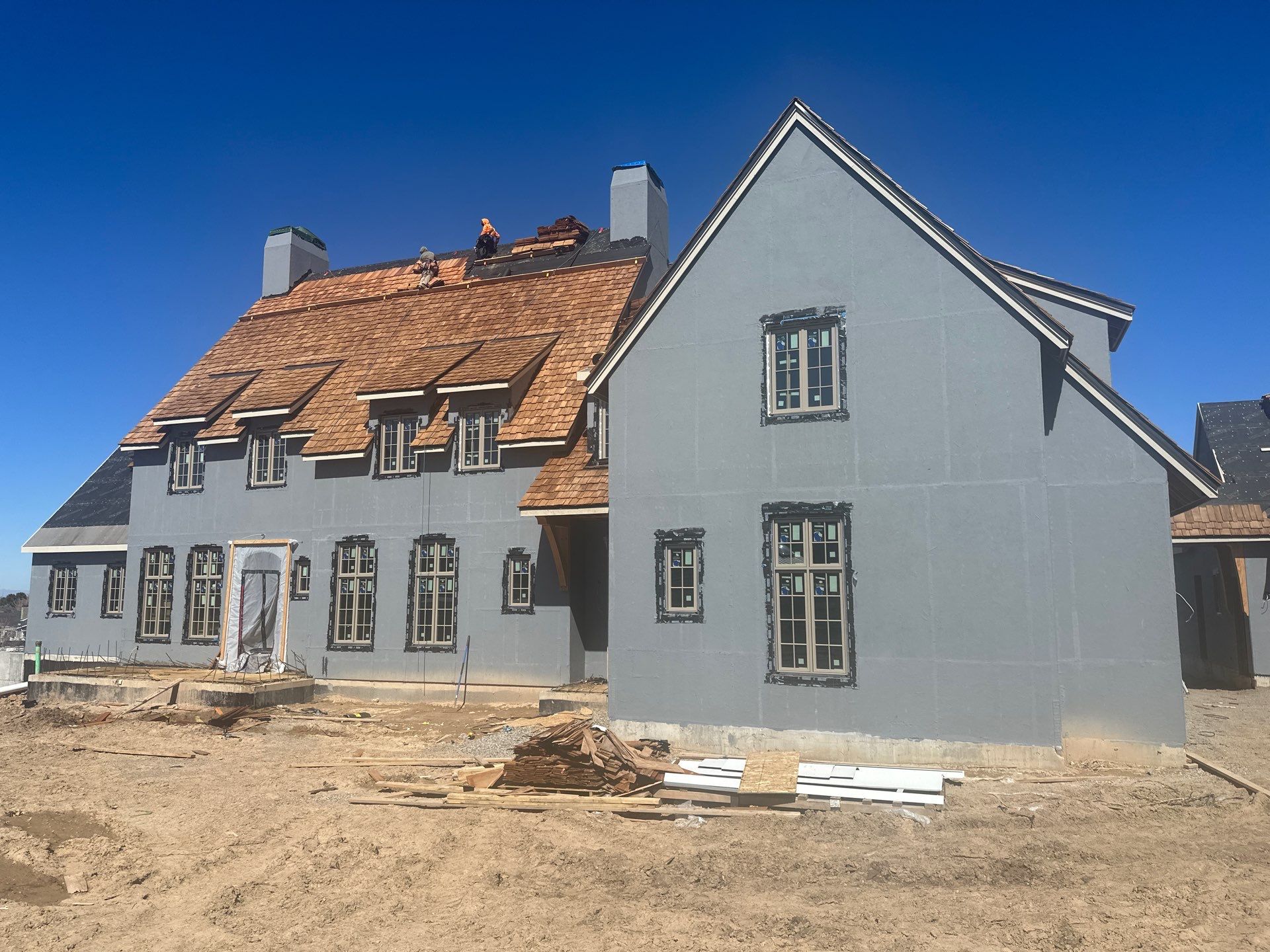 Project in Mapleton by Master Rain Gutters.