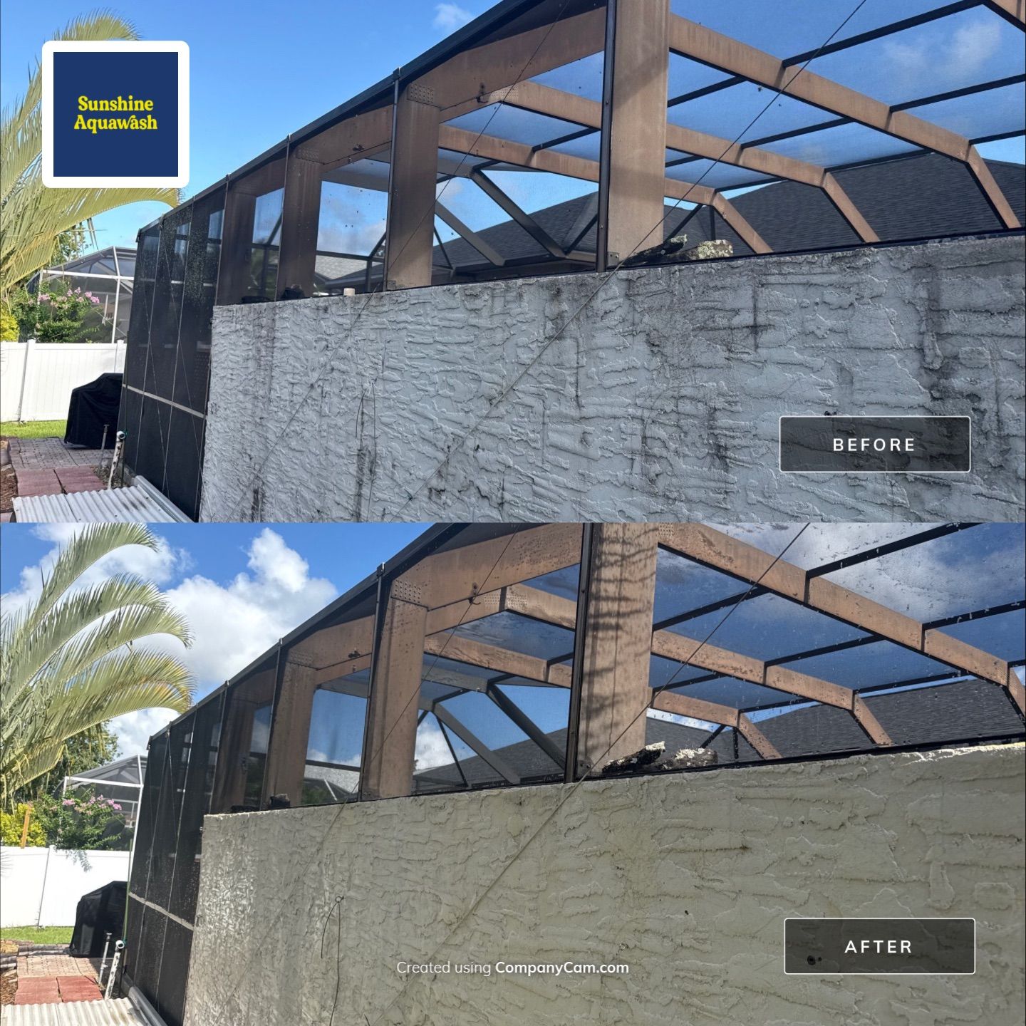 Pool Cage Screen Enclosure Cleaning – Oakley Community, Ellenton, FL 34222 by Sunshine AquaWash
