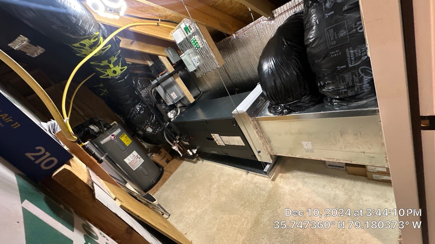 Trane XV20i Split Heat Pump Install  by Nick's Mechanical LLC.