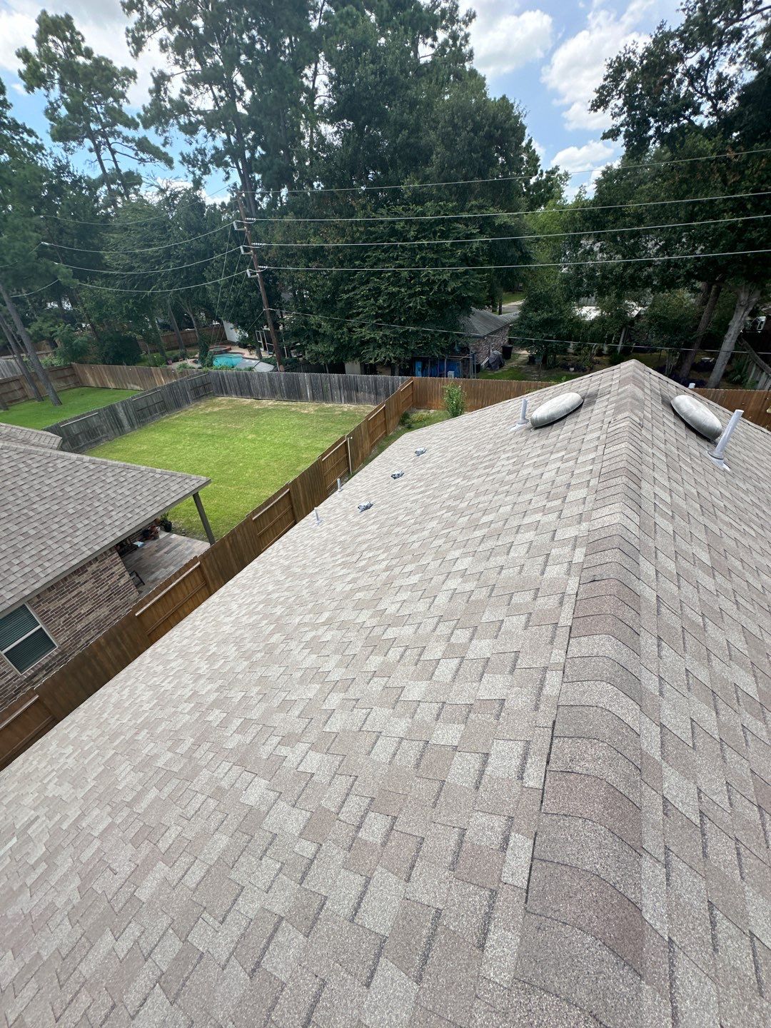 Hail Damage using Owen's Corning Duration (Lifetime) Shingles by Roof Repair Company
