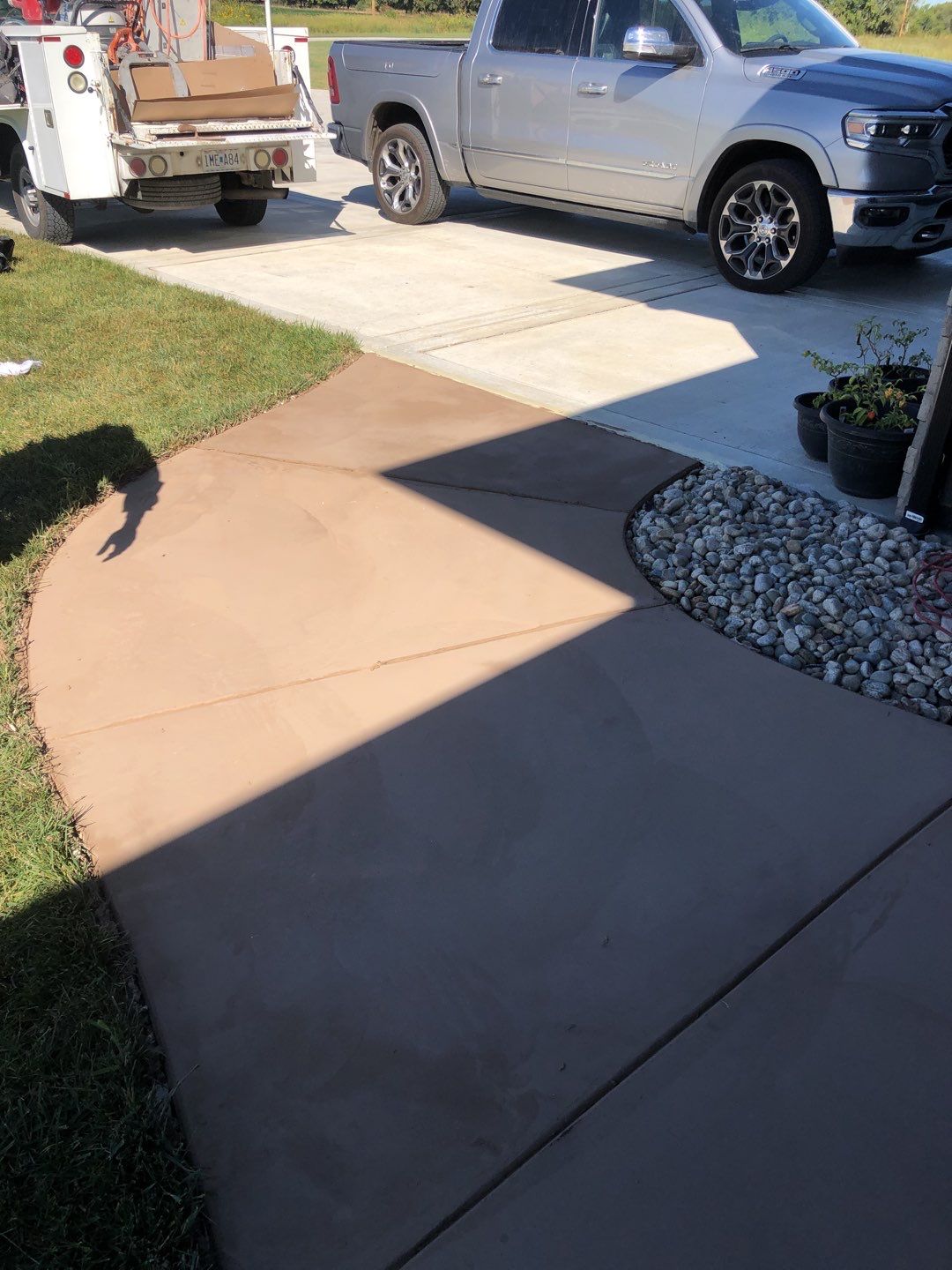 Olathe, KS -- Stoop/Sidewalk Tuscan Overlay by Big Red Decorative Concrete, LLC