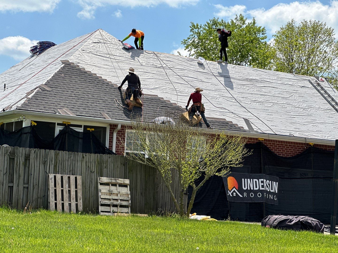 Residential Roofing Installation using GAF HDZ Roofing System  by Undersun Roofing 