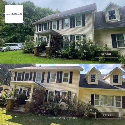 Residential Roofing Installation using Owens Corning TruDefinition Duration AR - Onyx Black