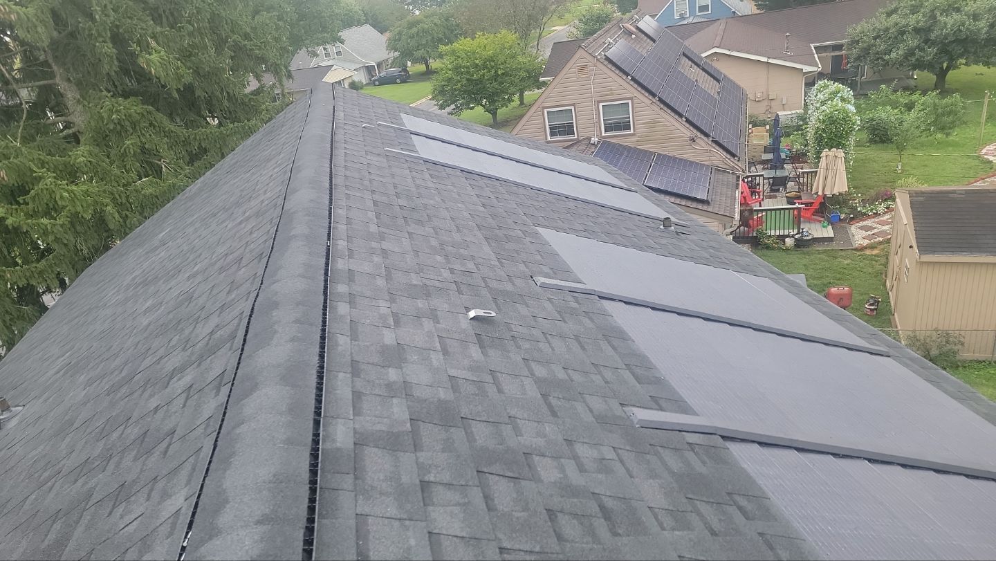 Roof and Solar Installation using GAF Timberline Solar HDZ by ExteriorPros