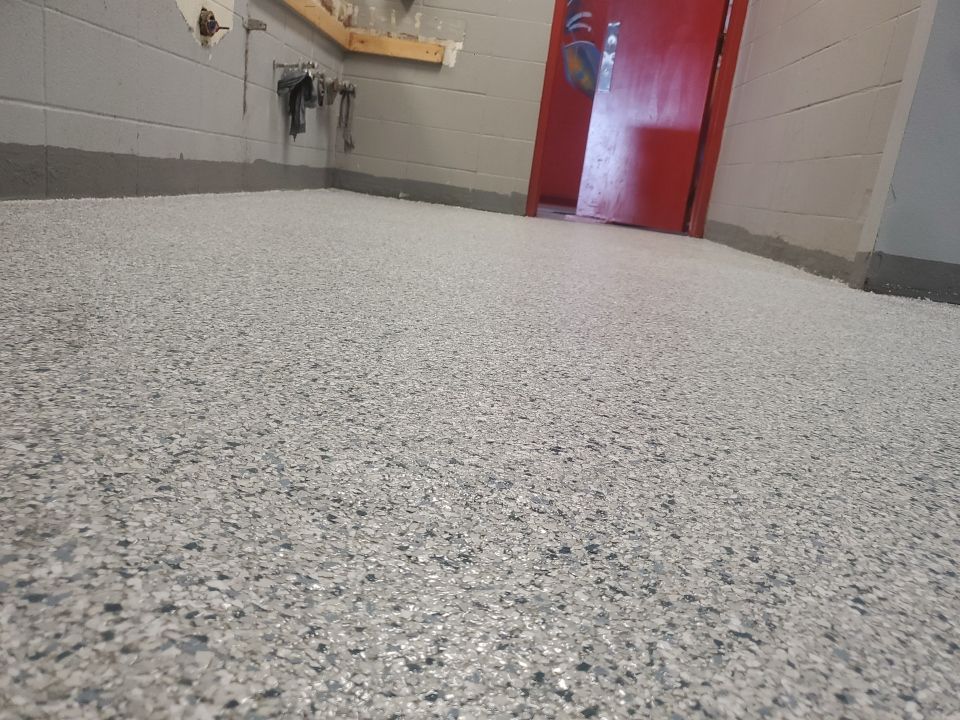 Concrete Coating at Spiece Fieldhouse by Knot Just Decks