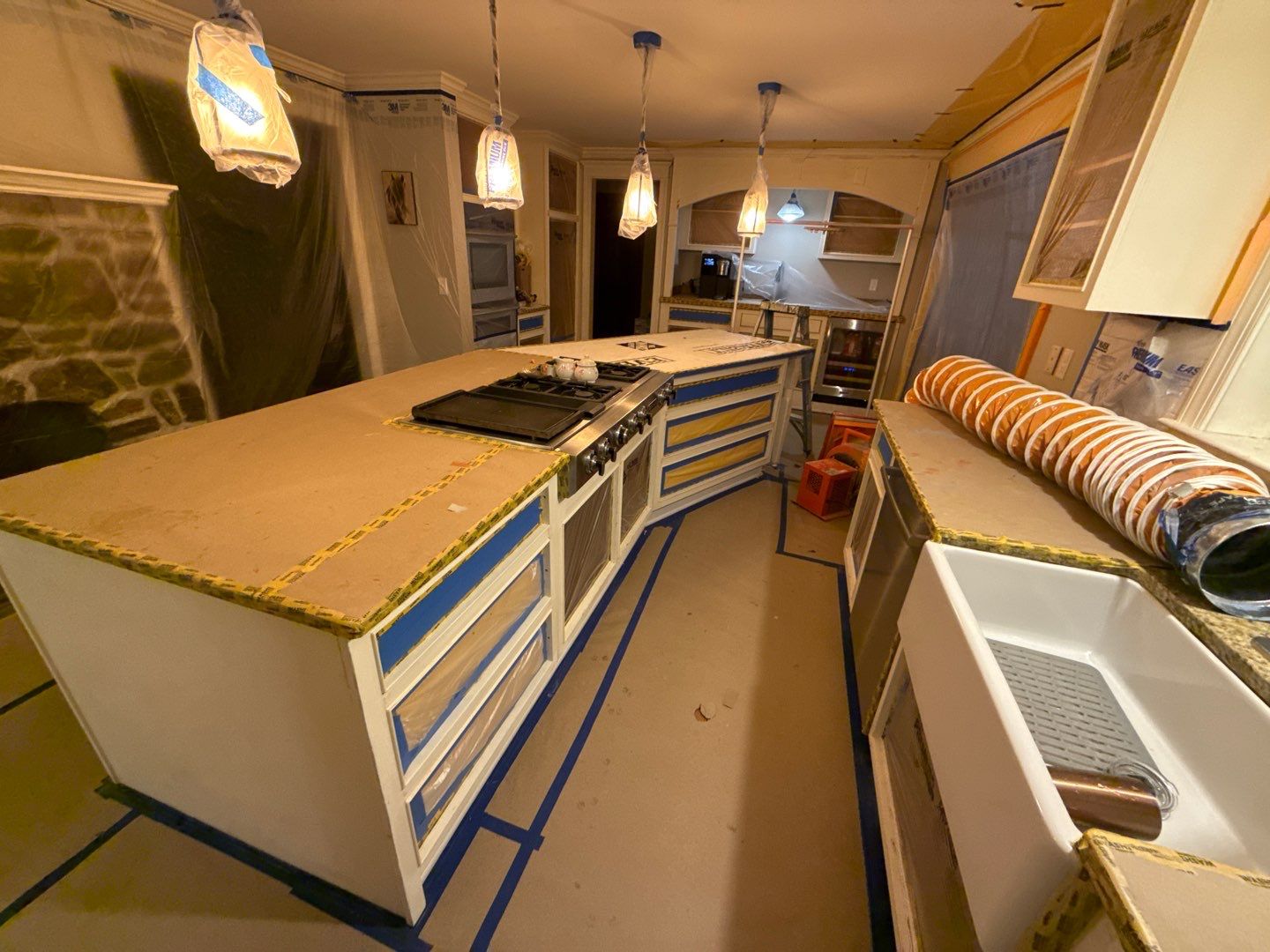 Cabinet Refinishing with Alabaster by EXCELLENCE | CARTO