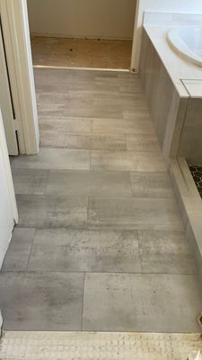 Bathroom Remodel using Laticrete