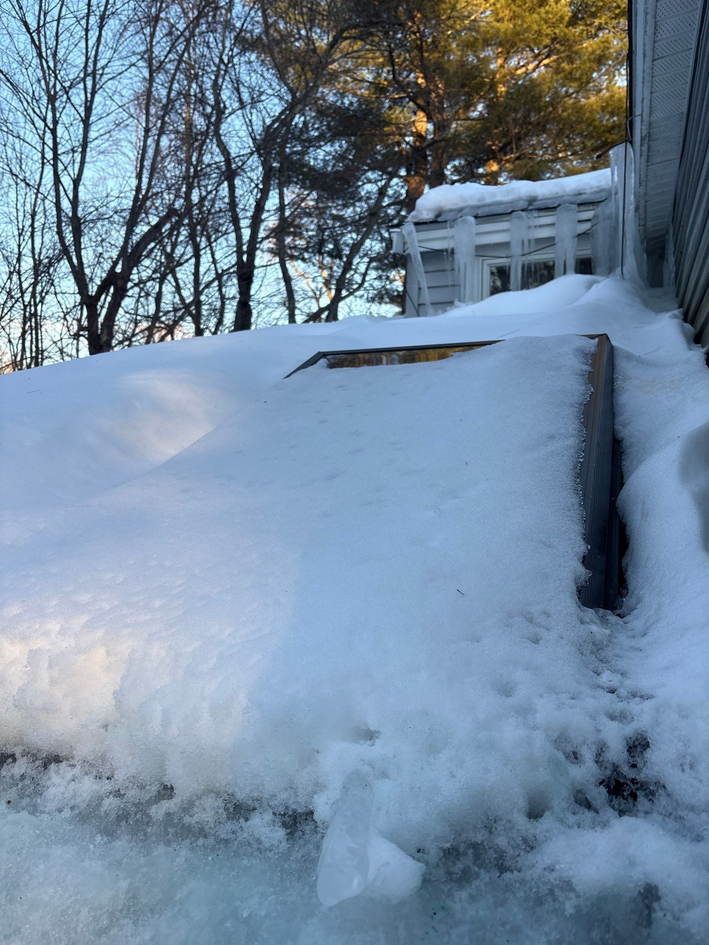 Ice Dam Removal, Snow Removal & Sidewall Flashing Repair in Acton, MA by Mighty Dog Roofing of Greater Middlesex County
