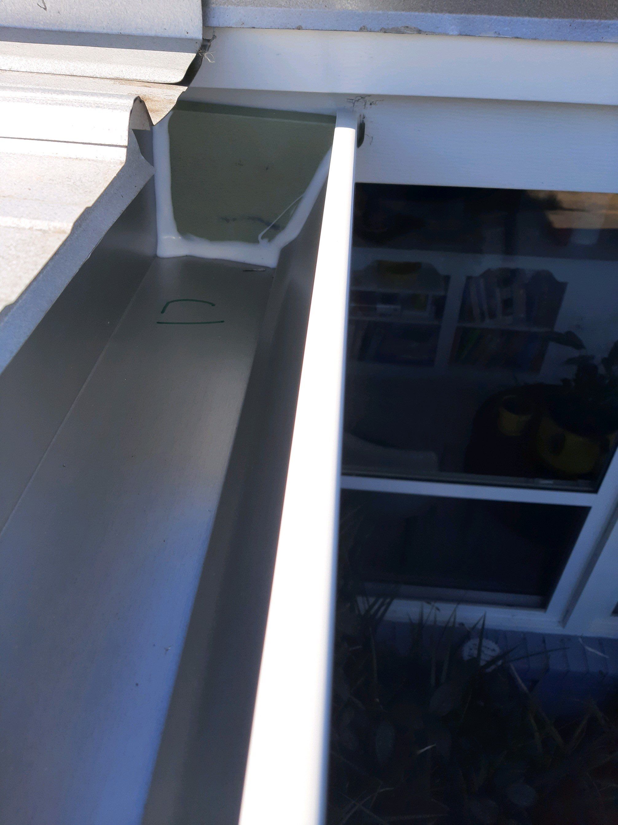 Gutter Installation using K-Style Seamless Gutters and Soffit and Fascia Replacement by Gutter Professors