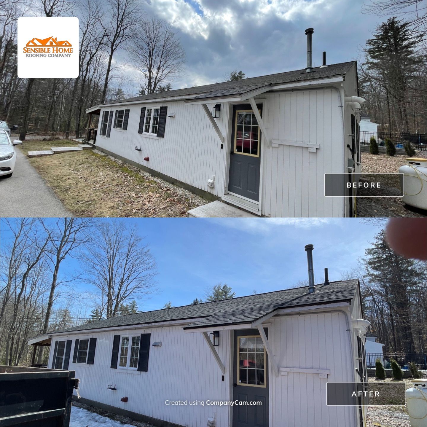 Roof Replacement with Complimentary Eave Repair by Sensible Home Solutions