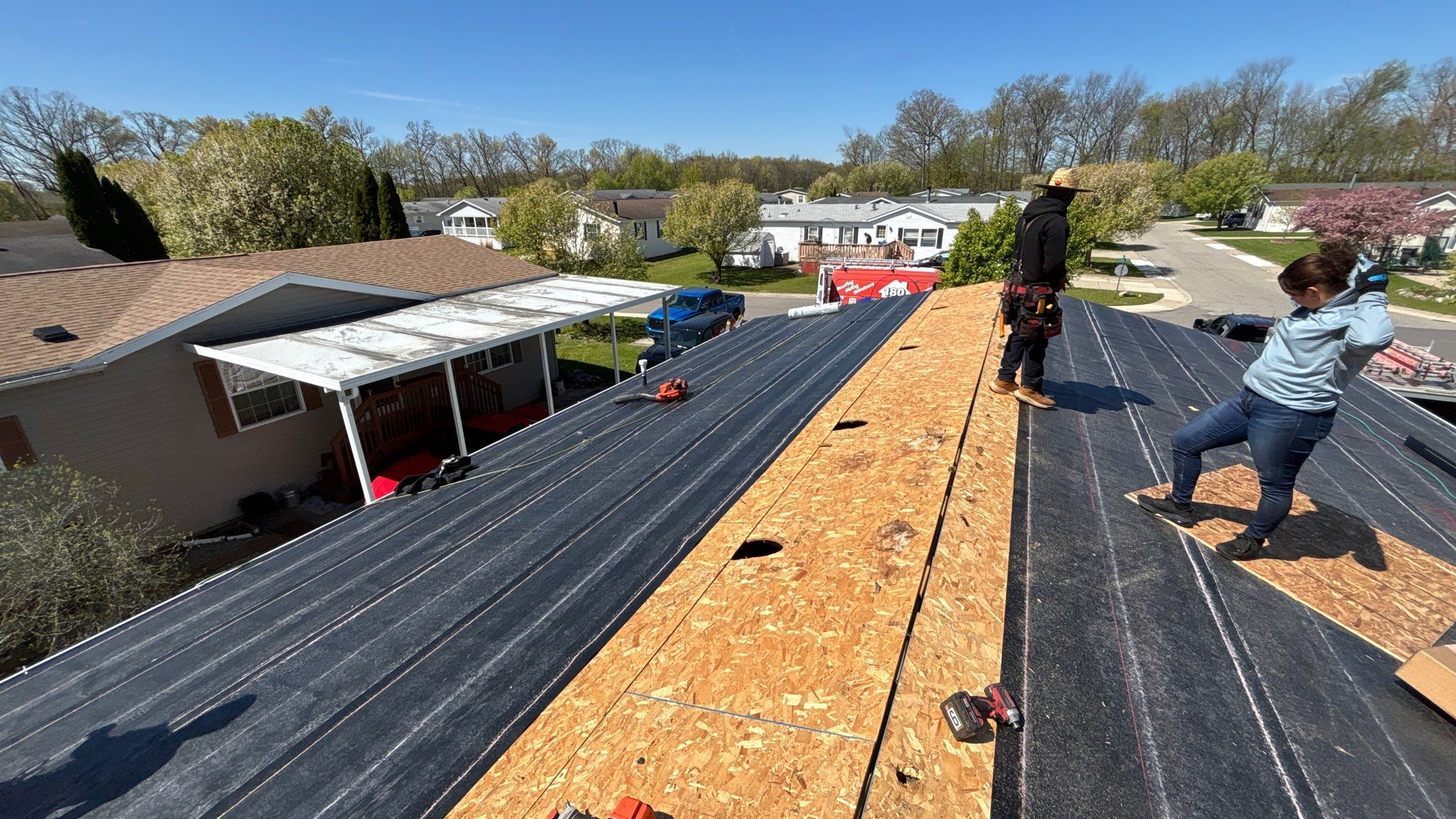 Roof Replacement using Owens Corning Duration by 180 Contractors