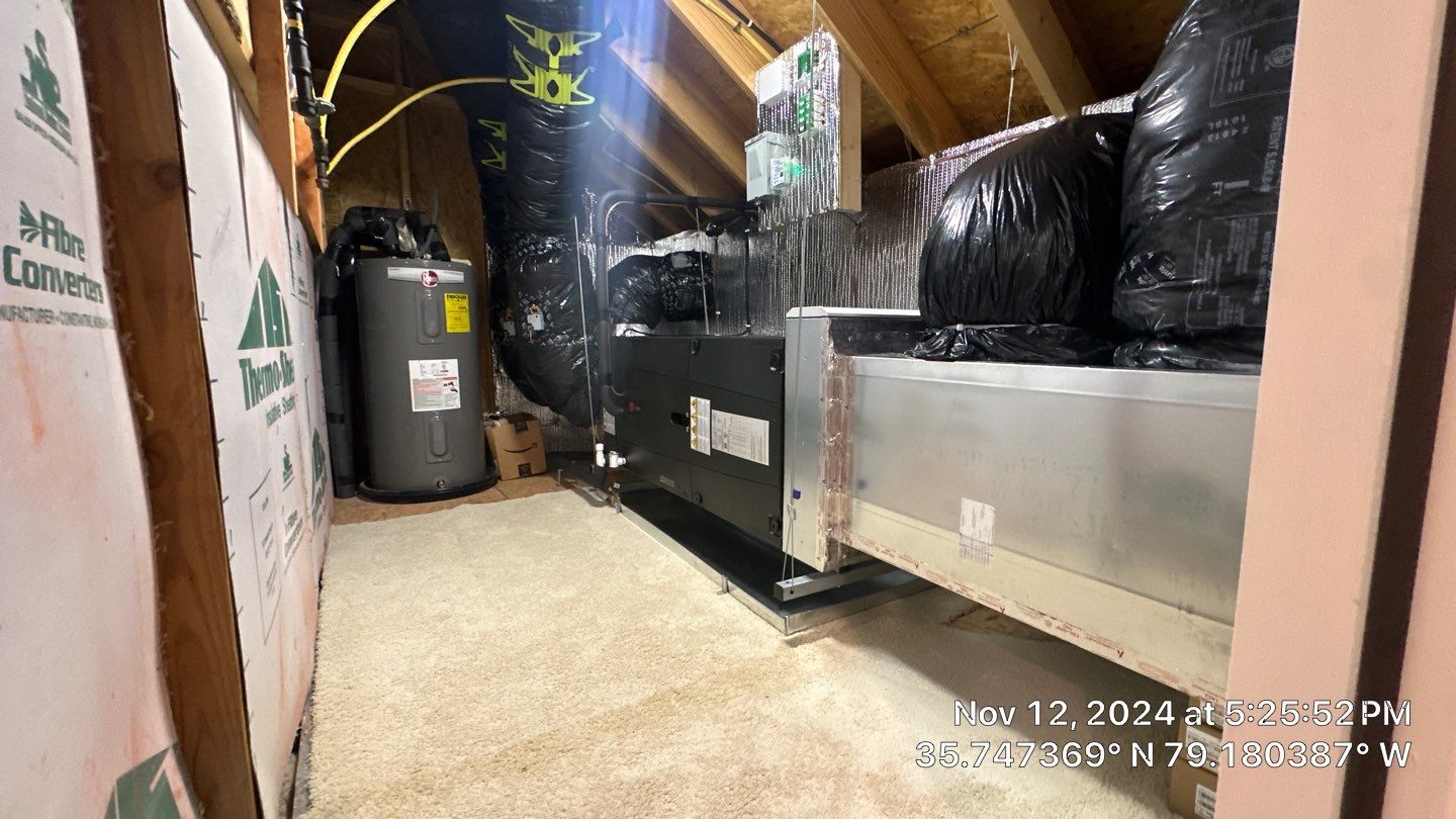 Trane XV20i Split Heat Pump Install  by Nick's Mechanical LLC.