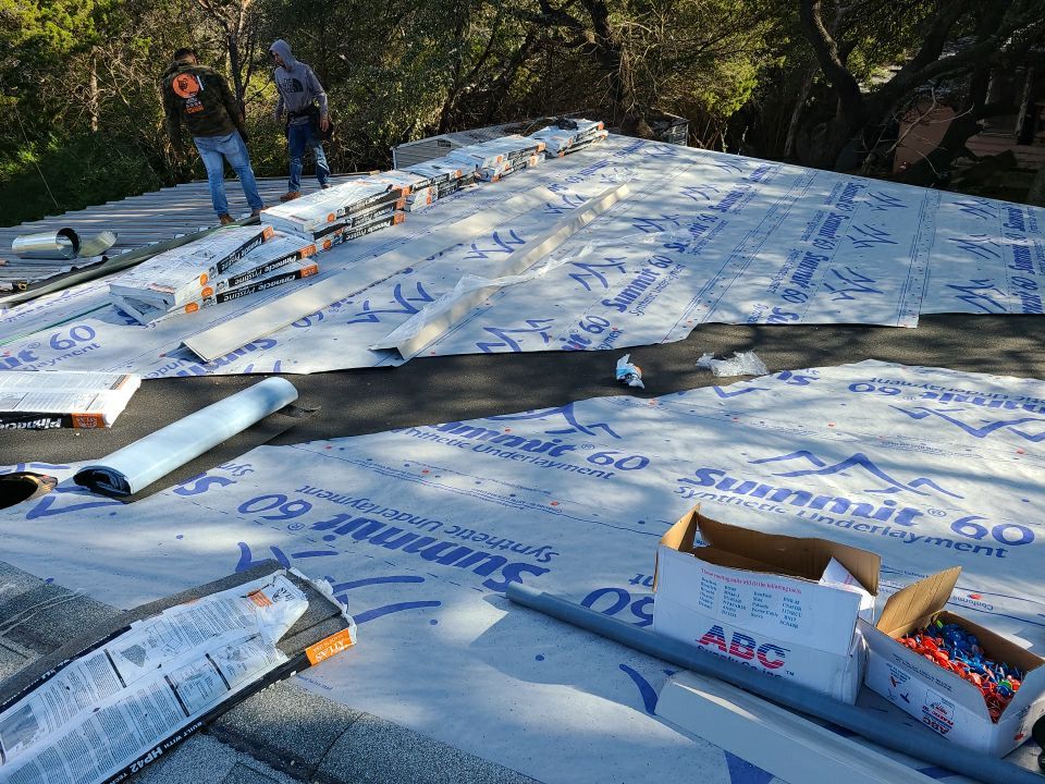 Residential Roofing Installation using ATLAS Pinnacle Pristine Shingles by Harvey Roofing & Construction