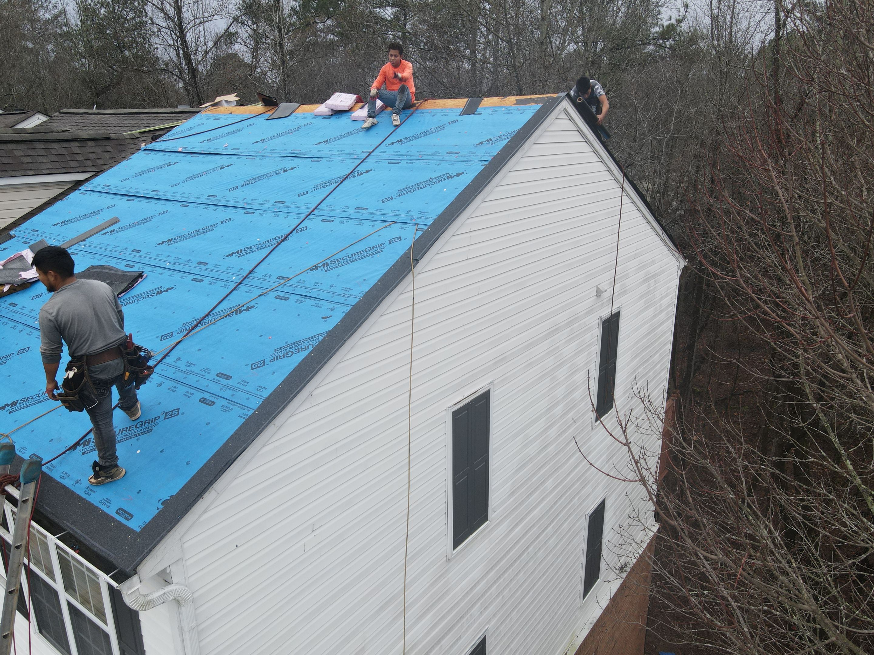 Residential Roofing Installation using Owens Corning by Inspector Roofing and Restoration