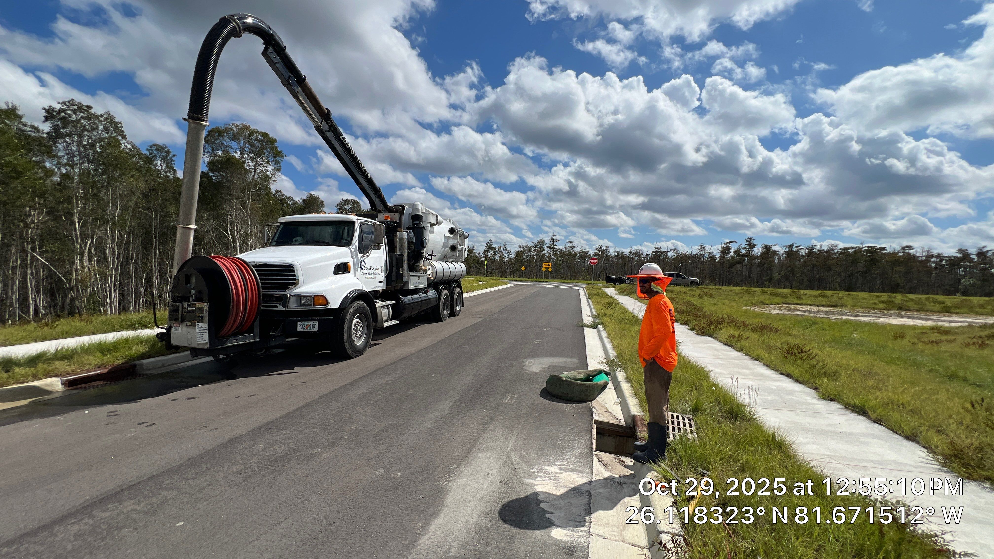 New Construction Road off Rattlesnake in Naples by Don Mar, Inc. Storm Water Solutions